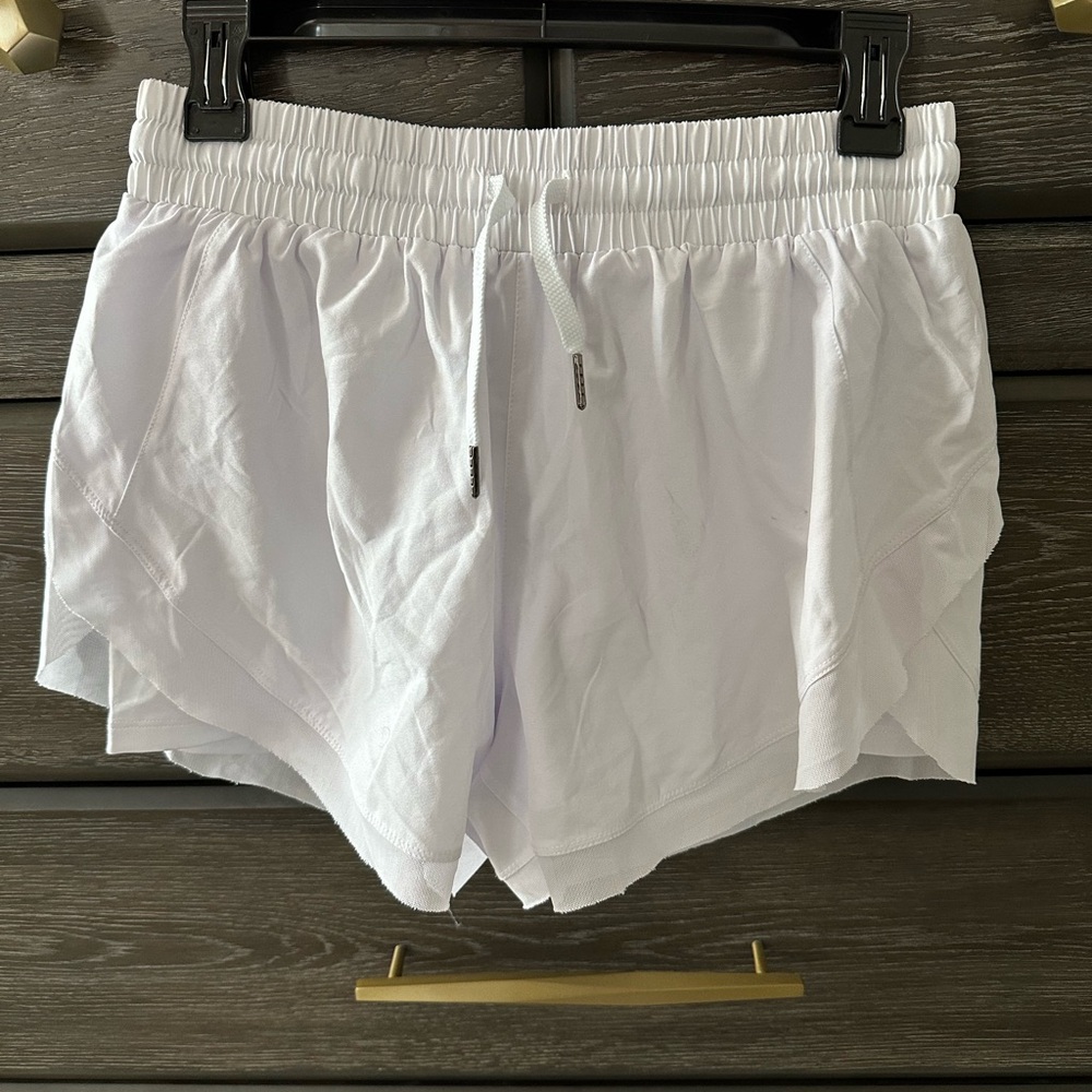 HALARA Women's Athletic White Shorts